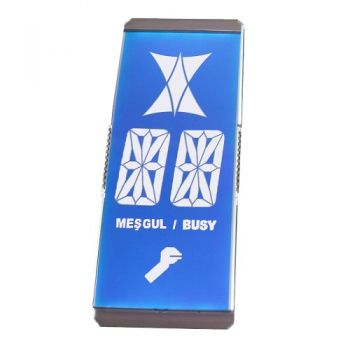 STN Blue LCD with White Backlight for Elevator