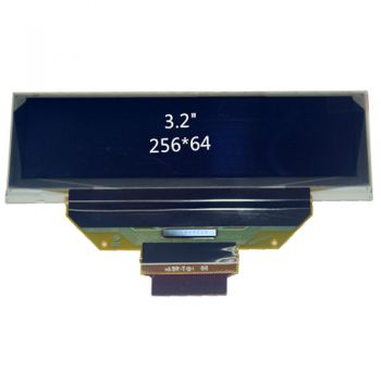 3.20 inch 256x64 Dots White OLED Display